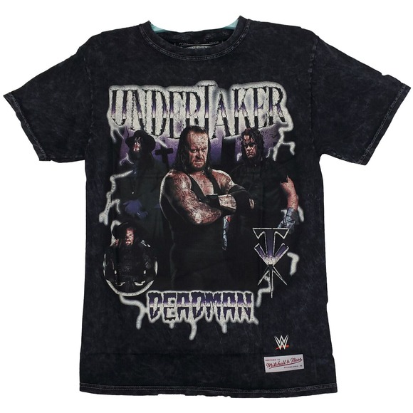 Mitchell & Ness Other - WWE The Undertaker Deadman Mitchell & Ness Small Shirt Acid Washed Black NWT